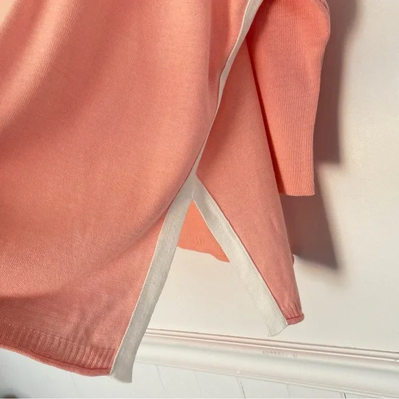 MerSea Catalina Crewneck Sweater - Peach/White Contrast One Size F85 - Picture 8 of 16
